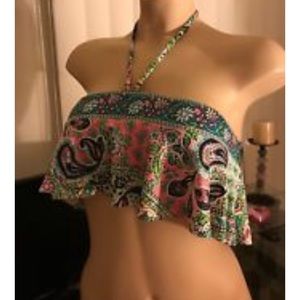 NWT CREMIEUX garden party bandeau size small